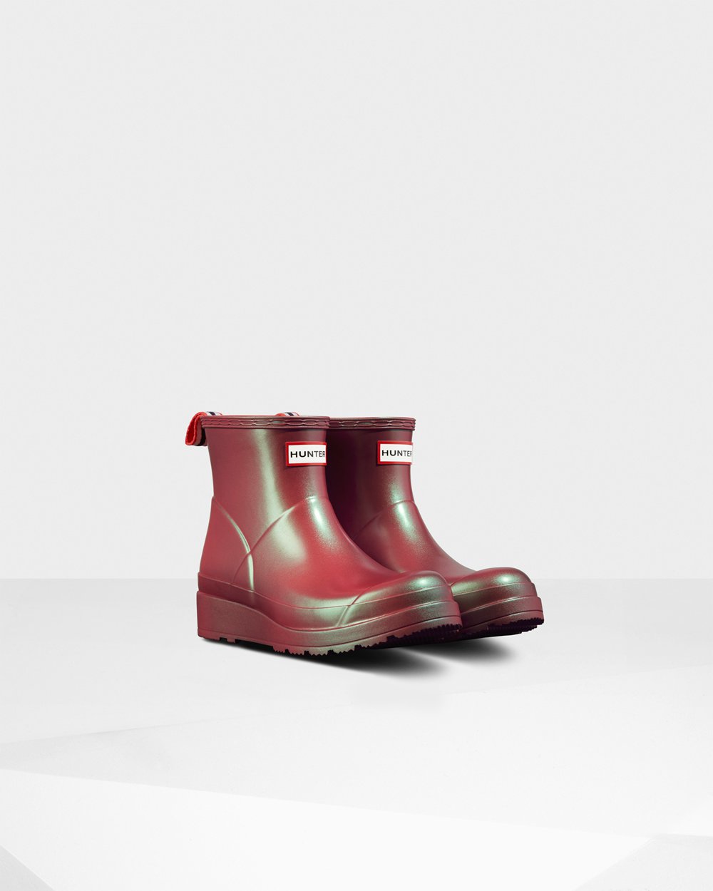 Botas Play Hunter Feminina Rosa - Original Short Nebula Rain - 36WSQNRAE